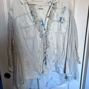 We The Free Faded By The Sun Ruffle Tie-Dye